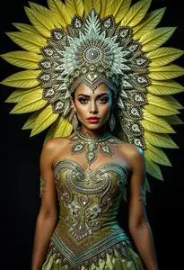 Samba Dance Costume Female face swap