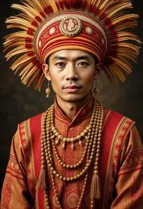 Samoa National Costume Male face swap
