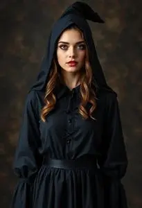 Sarah Witch Costume face swap
