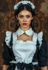 Sassy Maid Costume face swap