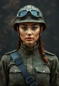 Sassy Soldier Costume face swap