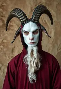 Satan Goat Costume face swap
