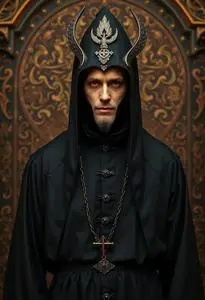 Satanic Priest Costume face swap