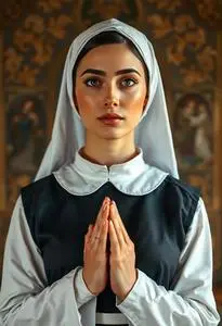 Say Your Prayers Woman Nun Costume face swap