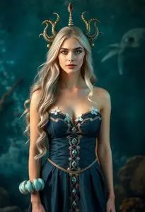 Sea Siren Costume face swap