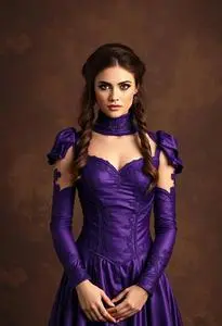 Selena Purple Costume Fashion face swap