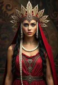 Selene Goddess Costume face swap