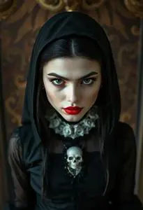 Selene Vampire Costume face swap