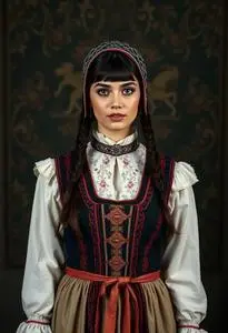 Serbian Traditional Costume face swap