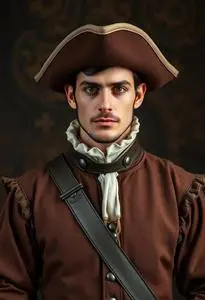 Renaissance Musketeer Costume face swap