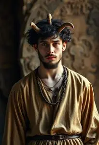 Renaissance Satyr Costume face swap