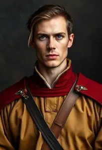 Renaissance Squire Costume face swap