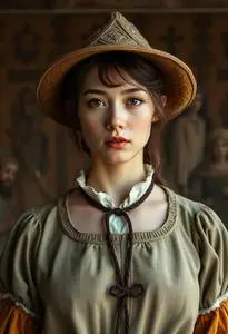 Renaissance Villager Costume face swap