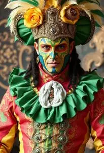 Rio Carnival Costume Male Fancy Dress face swap