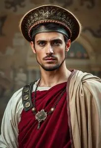 Roman Senator Costume Man face swap