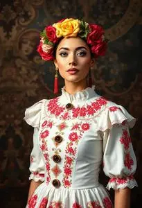 Rosa Loteria Costume face swap