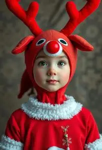 Rudolph Red Nose Costume face swap