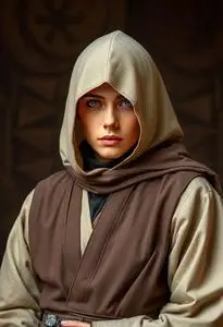 Quality Jedi Costume face swap