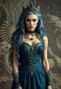 Queen Atlantis Costume face swap