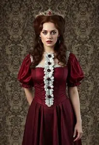 Queen Hearts Helena Bonham Carter Costume face swap