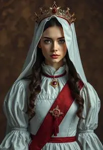 Queen Mary Costume face swap