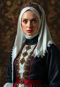 Queen Mary Costume face swap