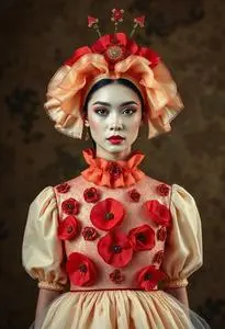 Queen Poppy Costume face swap