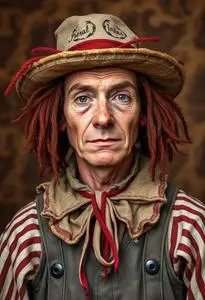 Raggedy Andy Costume Man face swap