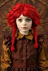 Raggedy Ann Andy Costume face swap
