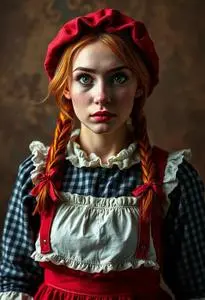 Raggedy Ann Costume Adult face swap