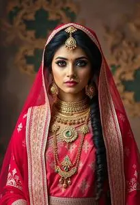 Rajasthani Bride Costume face swap