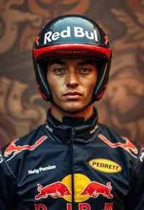 Red Bull Formula Costume face swap