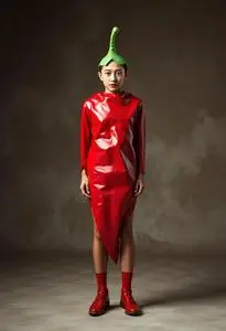 Red Chili Pepper Costume face swap