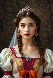 Princess Audrey Costume face swap