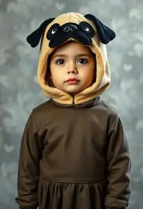 Pug Costume Toddler face swap