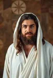 Plus Size Jesus Costume face swap