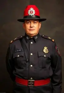 Plus Size Rcmp Canadian Mountie Costume face swap