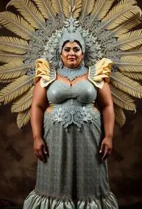 Plus Size Samba Costume face swap