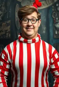 Plus Size Wheres Waldo Costume face swap