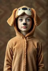 Punny Dog Costume face swap