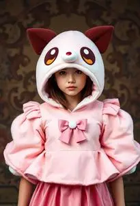 Pokmon Jigglypuff Girl Costume face swap