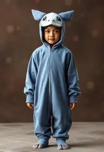 Pokmon Mewtwo Kid Kigurumi Costume face swap