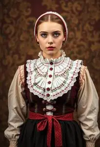 Polish Folk Costume face swap