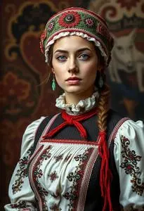 Polish Krakowiak Costume face swap