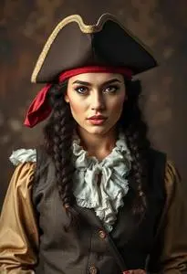 Posh Pirate Costume face swap