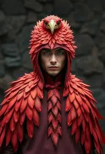 Phoenix Costume Man face swap