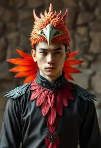 Phoenix Male Costume face swap