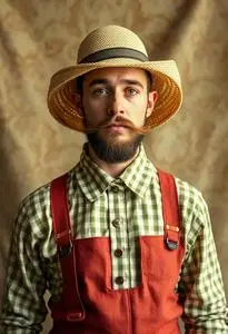 Picnic Attire Male Costume face swap