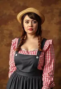 Picnic Outfit Plus Size Woman Costume face swap