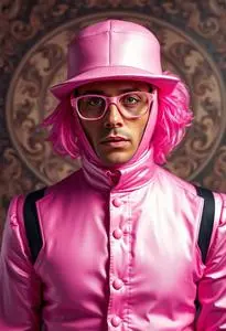 Pink Pimp Costume face swap